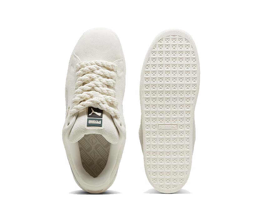Puma Suede XL Rope Frosted Ivory Vapor Grey détail — lacets corde