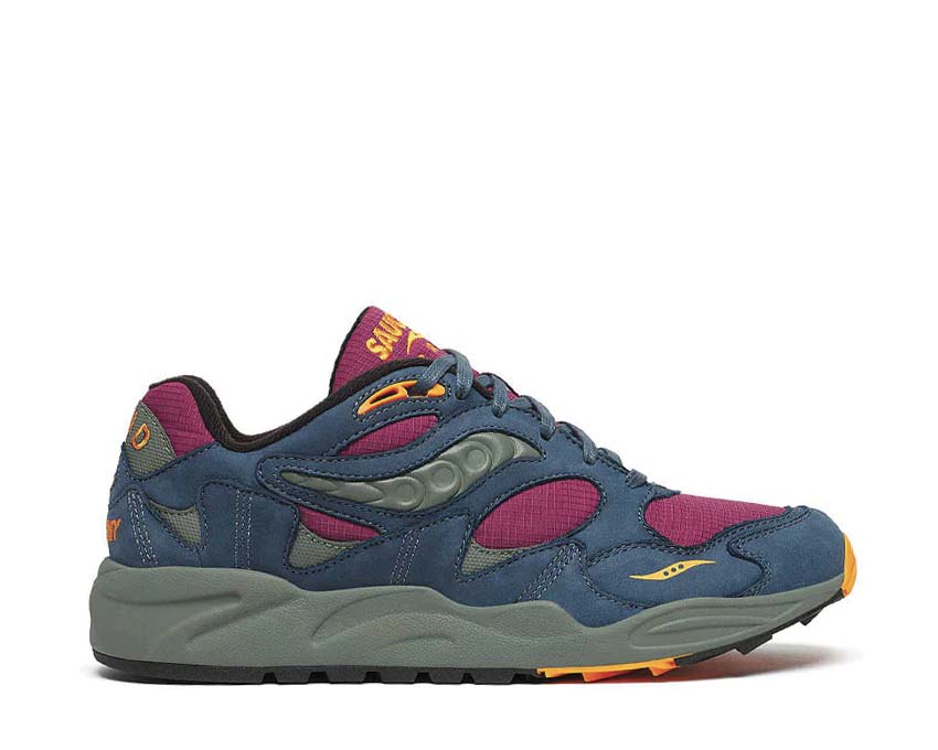 Saucony Grid Shadow 2 Purple Blue — running uomo tomaia in mesh traspirante