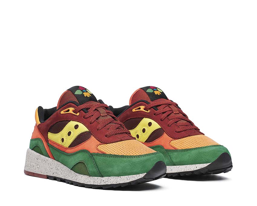 Saucony Shadow 6000 Earthy Tones vista laterale — ammortizzazione ProGrid