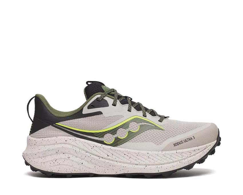 Saucony Xodus Ultra 3 Dove Olivine — running unisex ammortizzazione ProGrid
