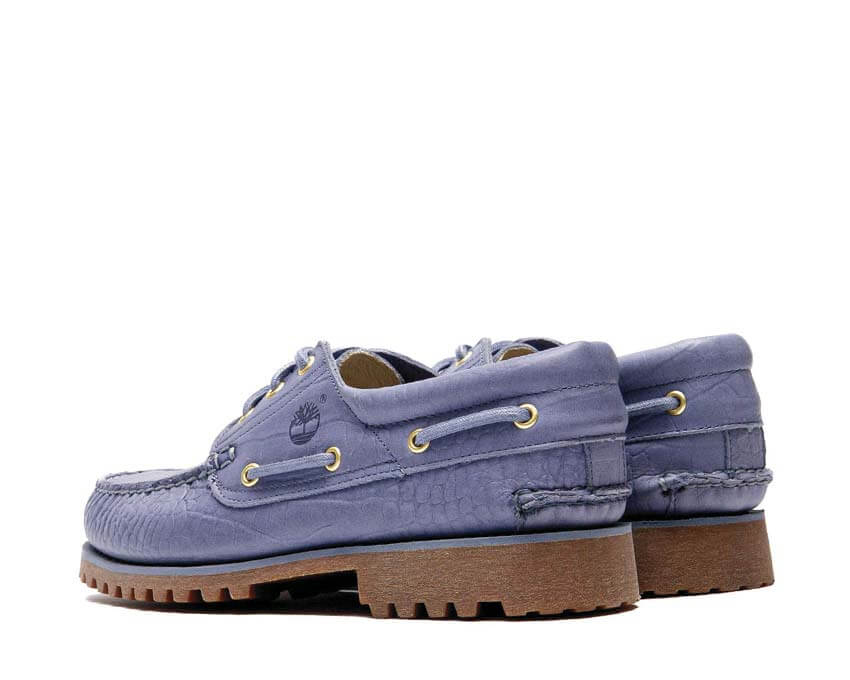Timberland Authentic Boat Shoe Medium détail — cuir et lacets boat shoe medium