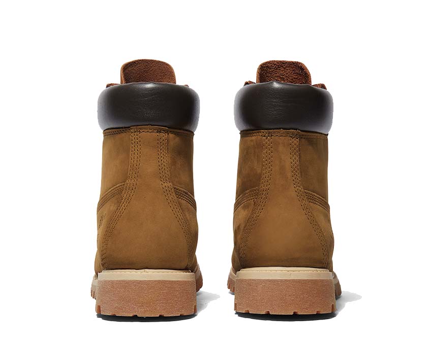 Timberland Premium 6 Inch Wheat Foncé semelle — semelle EVA jaune robuste nubuck