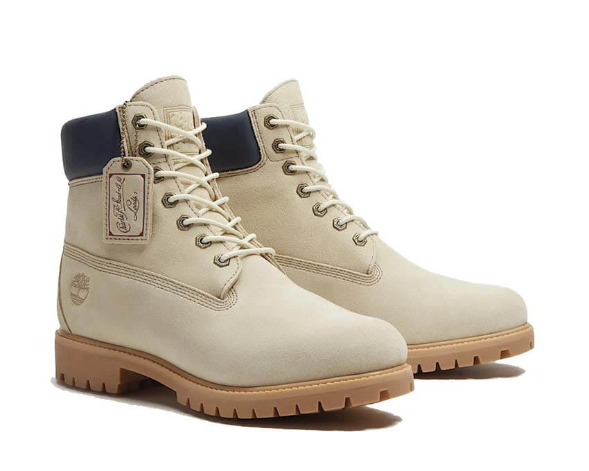 Timberland Premium 6 Inch Waterproof Boot vue latérale — profil emblématique boot homme