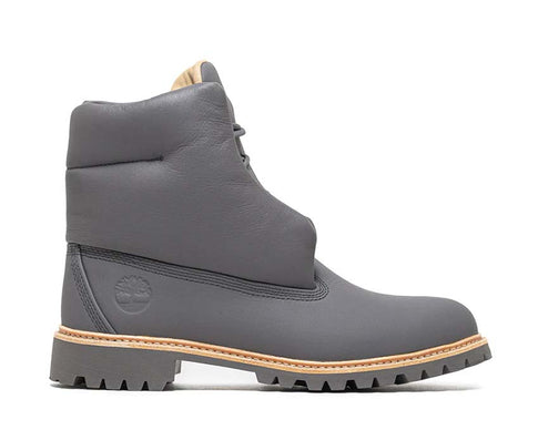 Timberland Vibram 6inch Lace Boot Dark Grey — boot unisexe cuir VIBRAM robuste