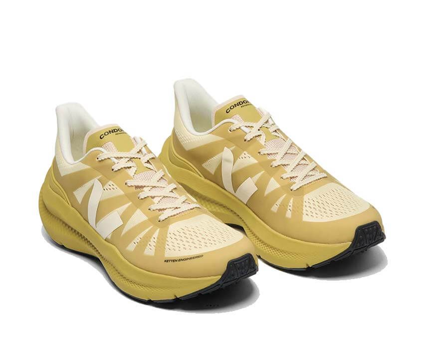 Veja Condor 3 Advanced Liquor vue latérale — mesh respirant running