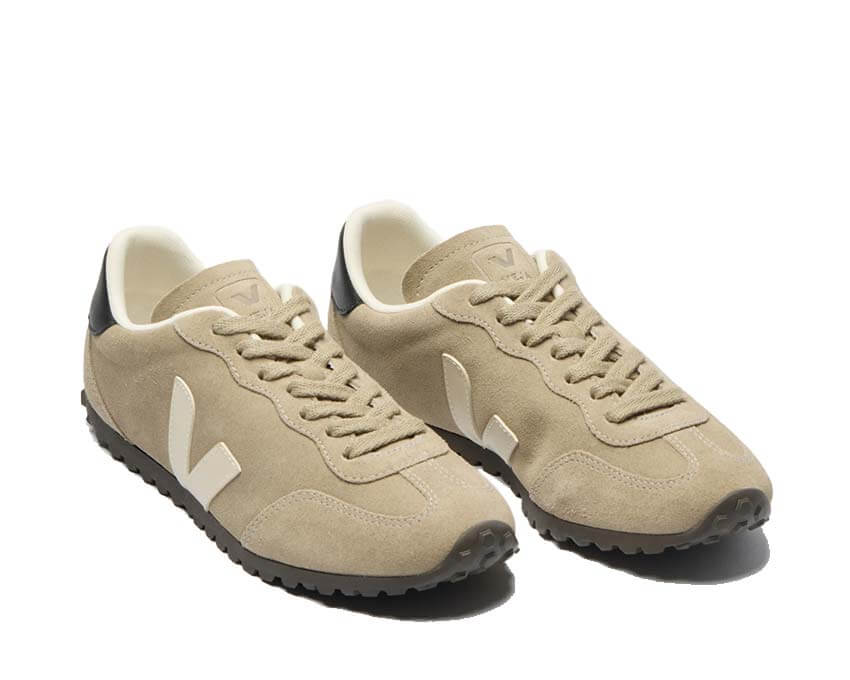 Veja GT Suede W Taupe Seitenansicht — Premium-Wildleder Taupe