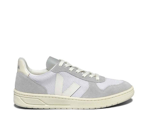 Veja V-10 Alveomesh Light Grey Pierre — sneaker homme mesh éco-responsable