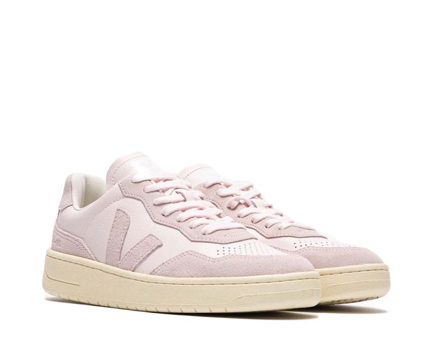 Veja V-90 O.T. Leather Lassi Petale vue latérale — cuir tannage végétal