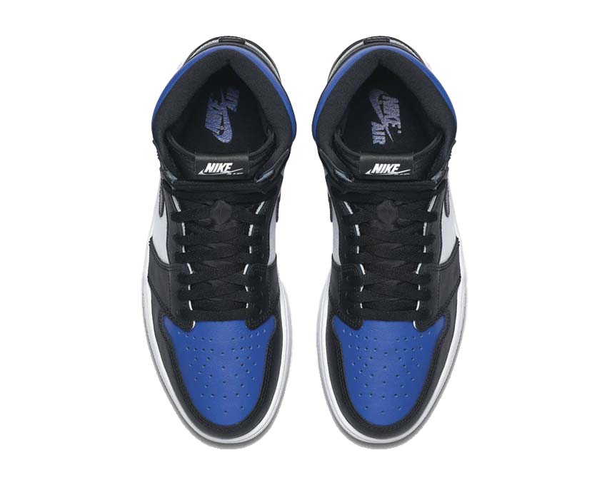 Air Jordan 1 Retro High OG Game Royal dettaglio — pelle perforata blu royal