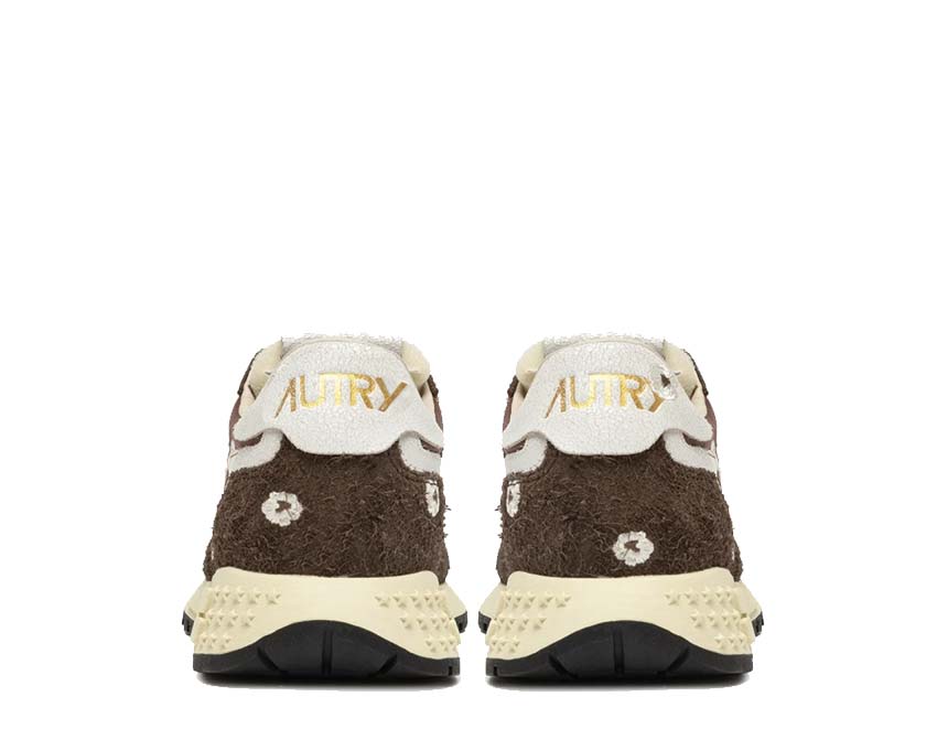 Autry Reelwind Low détail — empiècements cuir
