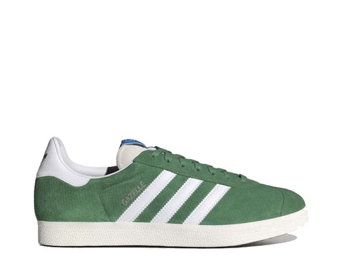 Adidas Gazelle Preloved Green — sneaker uomo scamosciato verde suola gomma