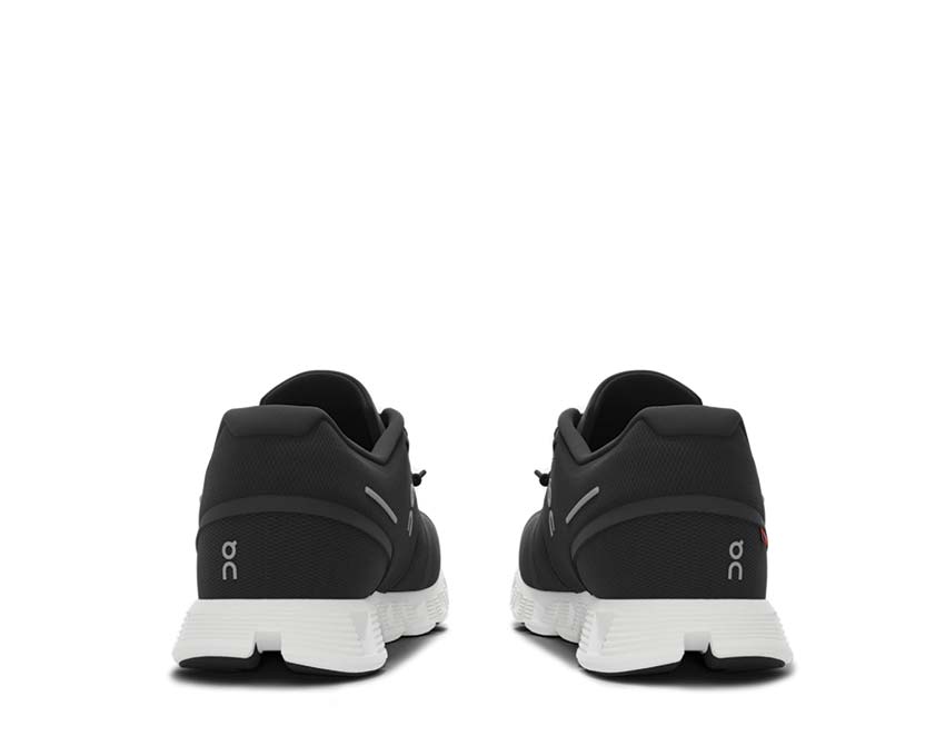 On Cloud 5 W Black semelle — CloudTec amorti running femme recyclé