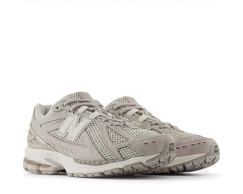 New Balance 1906R Grey Days vue latérale — tige en mesh structuré