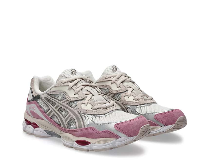 Asics Gel NYC Mineral Beige vue latérale — tige mesh