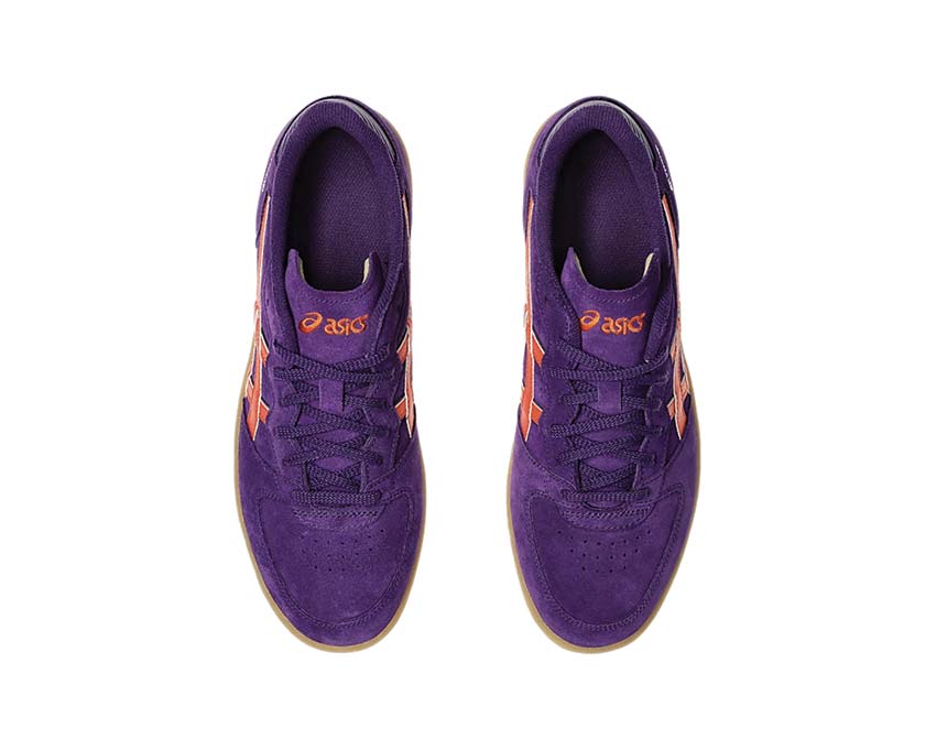 Asics Skyhand OG Midnight Plum/Koi Rückansicht — Gel-Dämpfung Ferse Lifestyle