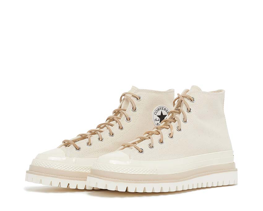 Converse Chuck 70 Canvas Ltd Blanc/Naturel Seitenansicht — natürliches Segeltuch limitierte Ausgabe