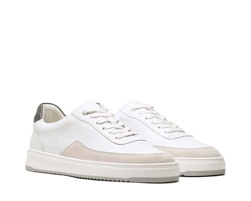 Filling Pieces Mondo Squash Tag Seitenansicht — Leder schwarz weiß Squash-Tag