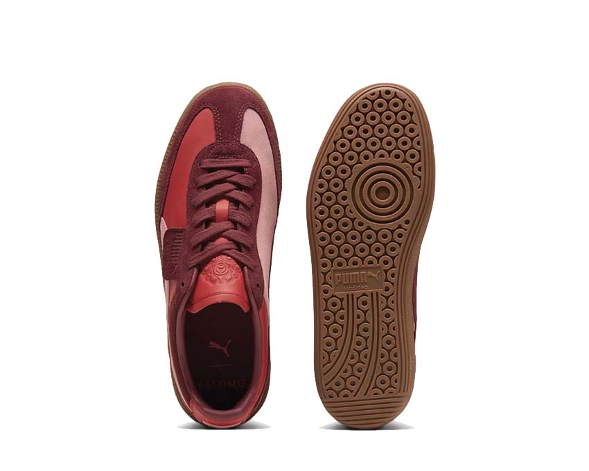 Puma Palermo Palomo Regal Red Passion Fruit suola — suola gum vintage bicolore
