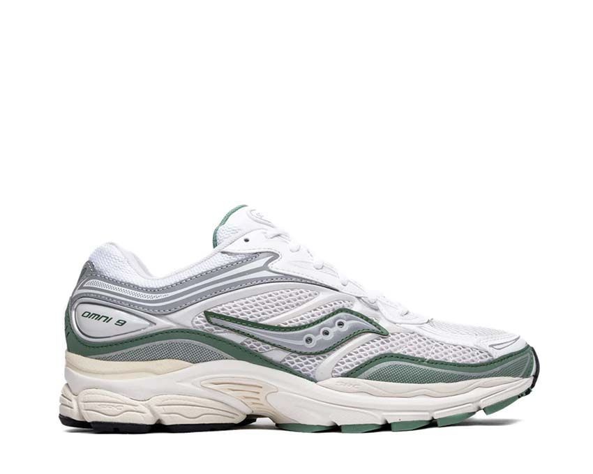Saucony Progrid Omni 9 XLD Ivory Green — running uomo ammortizzazione ProGrid