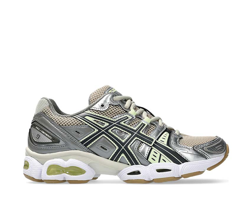 Asics Gel Nimbus 9 Feather Grey Carrier Grey — women's running Gel Asics cushioning
