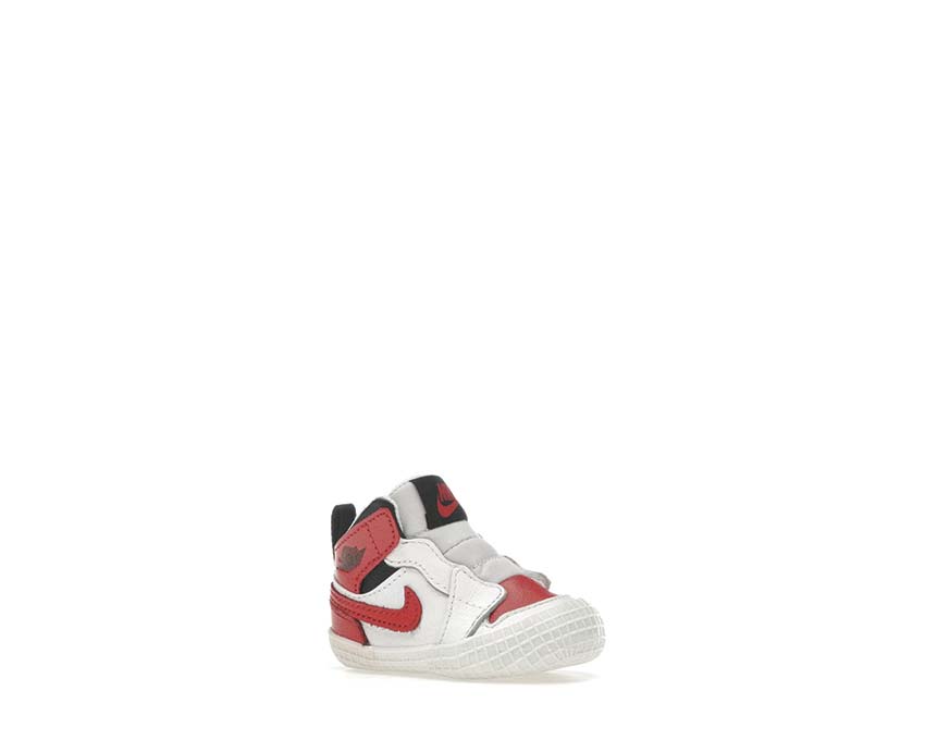Jordan Air Jordan 1 Baby Crib Bootie Seitenansicht — weicher Krabbelschuh Neugeborenes