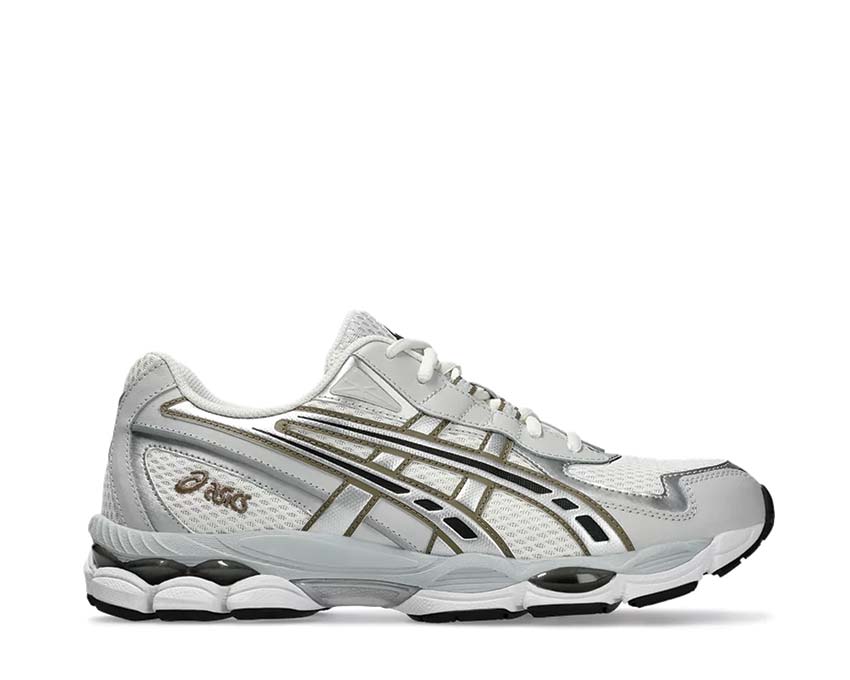 Asics Gel NYC 2055 Cream/Pure Silver — Herren-Laufschuh Lifestyle Retro-Plattform