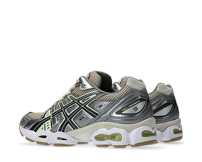 Asics Gel Nimbus 9 Feather Grey Carrier Grey sole — Gel technology
