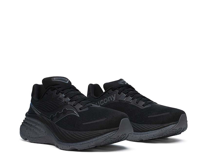 Saucony Hurricane 24 vue latérale — tige mesh respirante