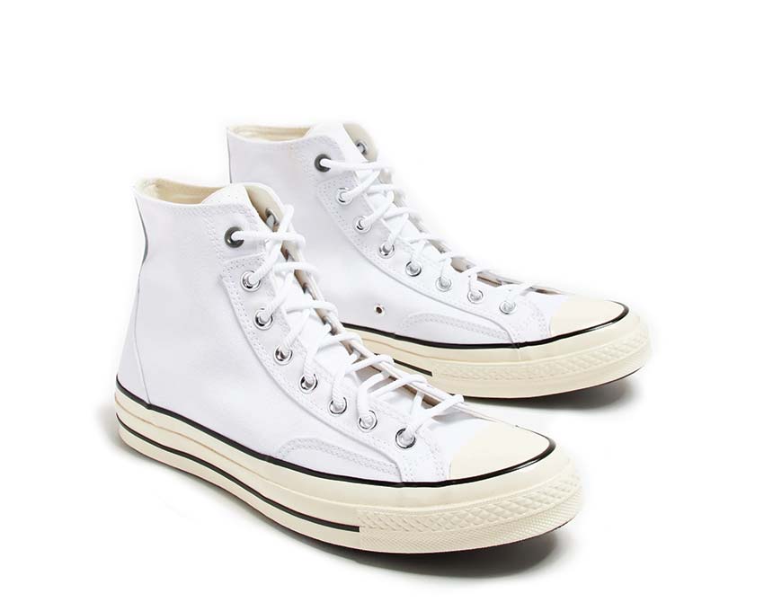 Converse Chuck 70 Hi Optical White vue latérale — tige haute toile blanc optique