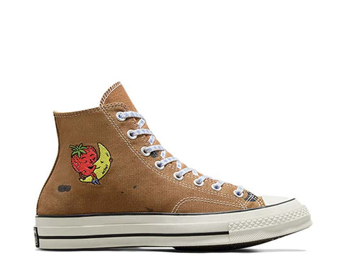 Converse x Sky High Farm Chuck 70 Brown/Egret — Unisex-Sneaker Workwear Kollaboration
