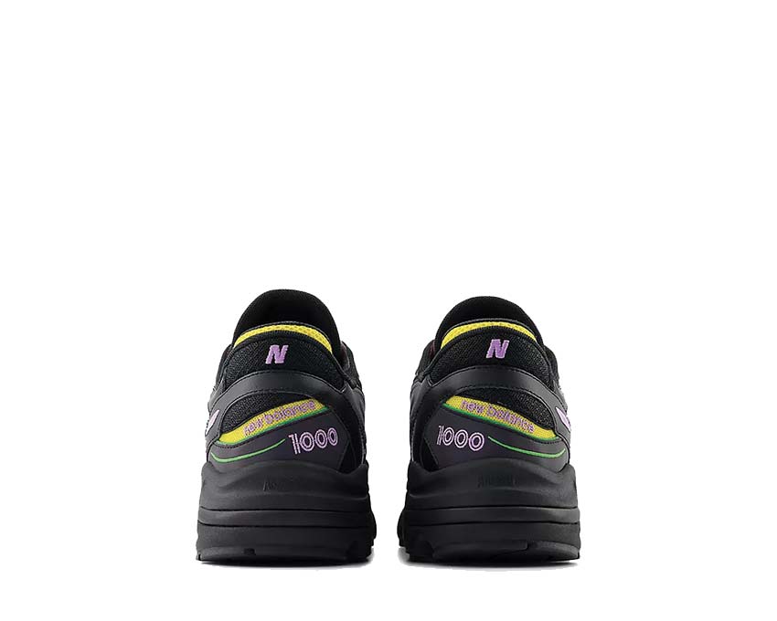 New Balance 1000 Silver Black Honeycomb Sohle — ABZORB Dämpfung Laufsohle