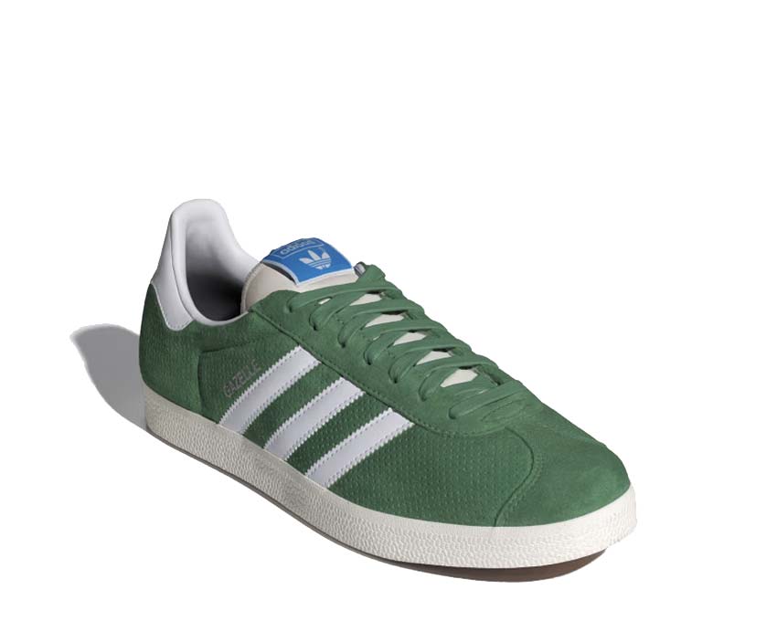 vista laterale — Gazelle Preloved Green suola gomma