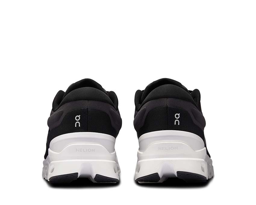 On Cloudstratus 3 W Black/Frost suela — doble CloudTec zapatilla running mujer