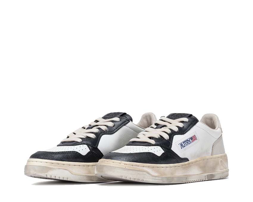 Autry Super Vintage Low Virg Leat Pmc Seitenansicht — Premium-Jungfernleder