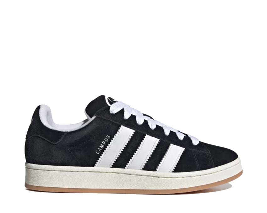 Adidas Campus 00s Core Black — Unisex Sneaker Wildleder schwarz flache Gummisohle