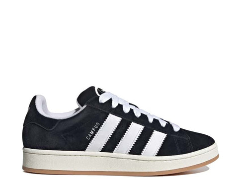 Adidas Campus 00s Core Black — Unisex Sneaker Wildleder schwarz flache Gummisohle