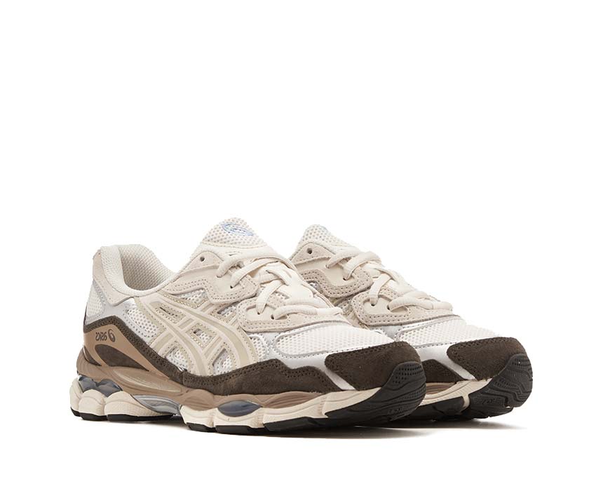 Asics Gel NYC Cream Seitenansicht — Mesh-Obermaterial