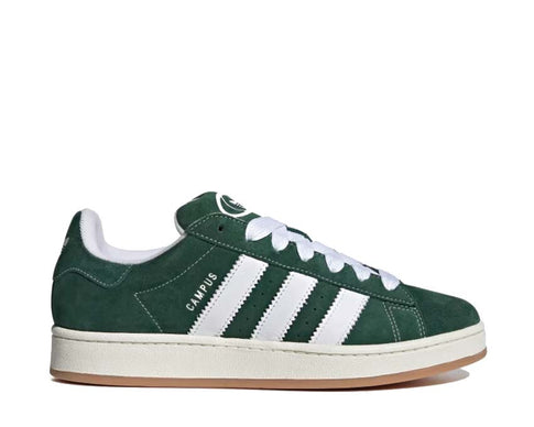 Adidas Campus 00s Dark Green — sneaker homme vert foncé et blanc vintage