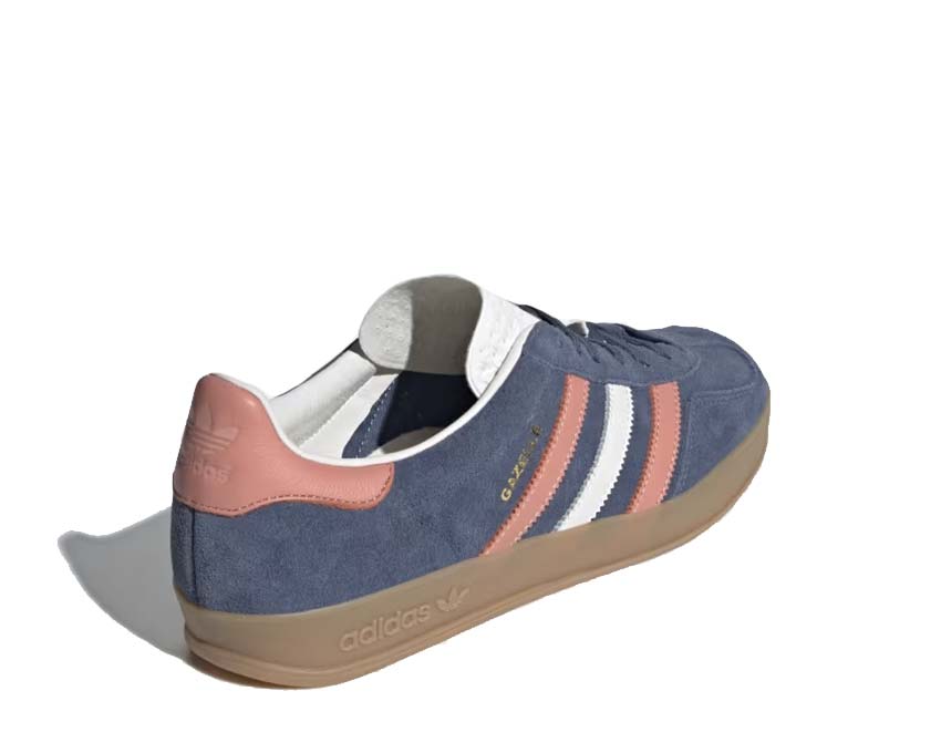 Adidas Gazelle Indoor Blue Wonder Clay suola — suola gomma piatta indoor