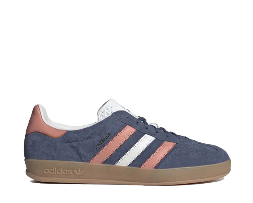 Adidas Gazelle Indoor Blue Wonder Clay — sneaker unisex camoscio blu indoor