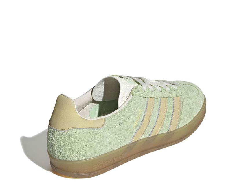 Adidas Gazelle Indoor Semi Green Spark suola — suola piatta in gomma indoor