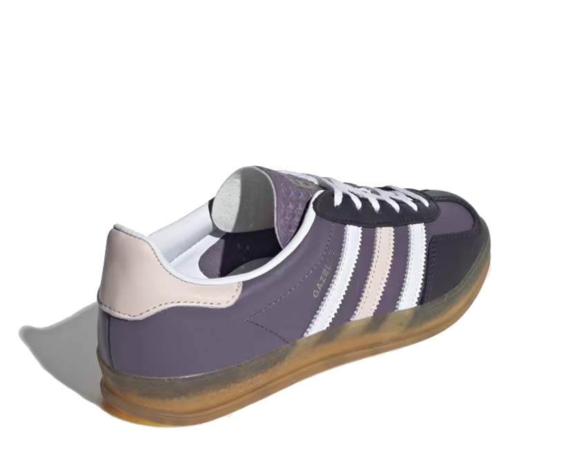 Adidas Gazelle Indoor W Shadow Violet semelle — semelle plate caoutchouc Wonder Quartz
