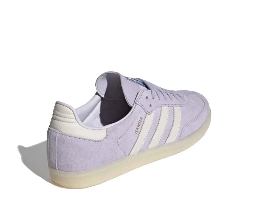 Adidas Samba OG Silver Dawn suola — suola in gomma Off White naturale
