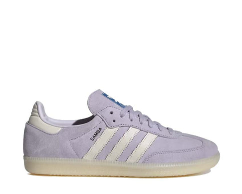 Adidas Samba OG Silver Dawn — sneaker donna argento perlato e bianco