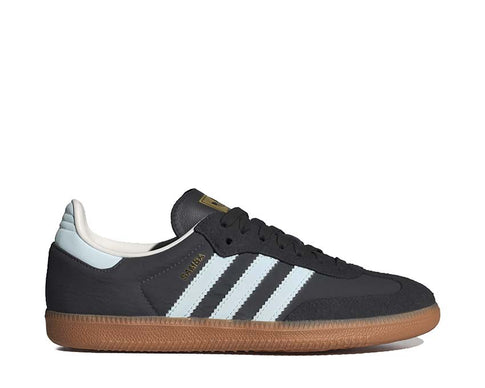 Adidas Samba OG W Carbon — sneaker donna grigio antracite e azzurro pallido