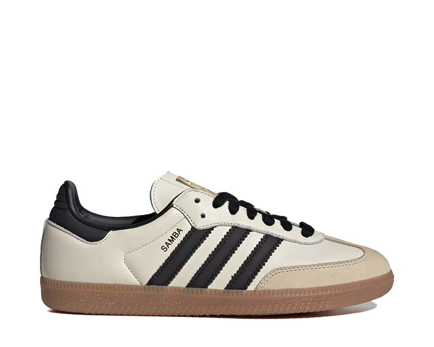 Adidas Samba OG W White Cream Sand Strata — sneaker femme cuir tons neutres