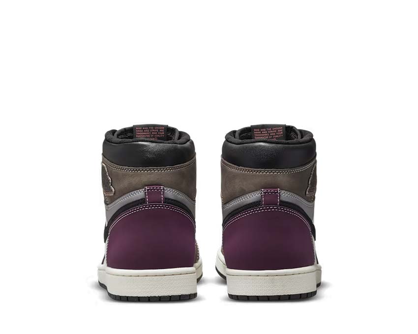 Jordan Air Jordan 1 Retro High OG Black Sail suola — suola vulcanizzata bianca