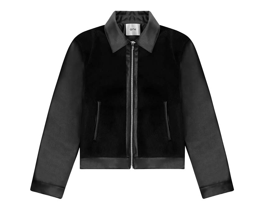 Arte Jasper Double Jacket Black — veste unisexe double tissu streetwear