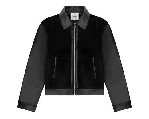 Arte Jasper Double Jacket Black — veste unisexe double tissu streetwear