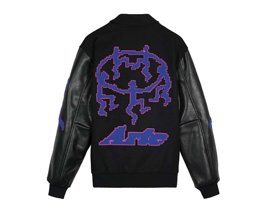 Arte Jonah Pixel Dancer Jacket Black vue latérale — dos imprimé graphique